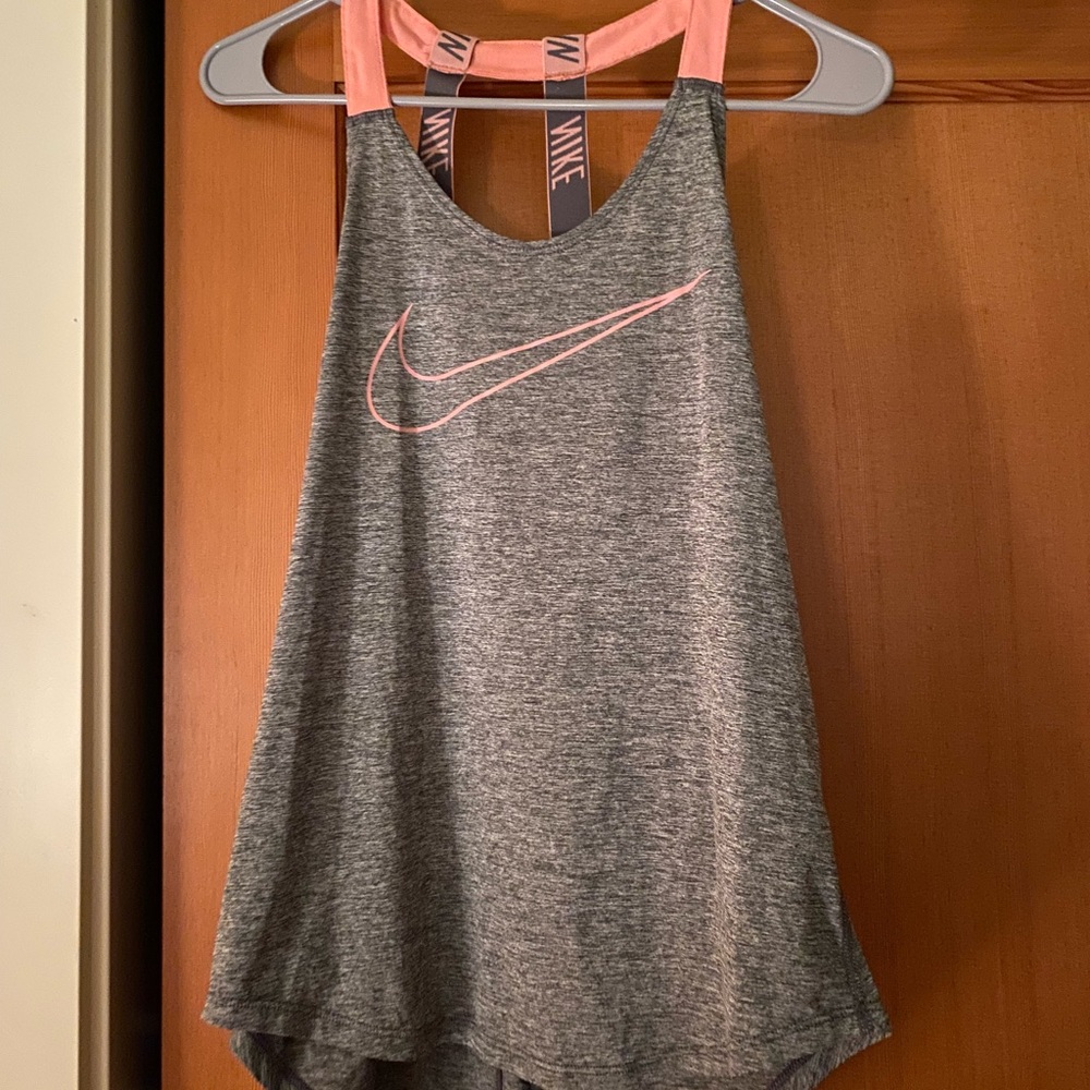 Nike open back tank top